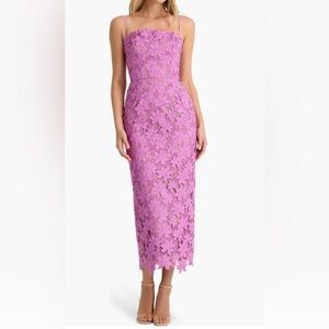 Helsi Gemma Broderie Anglaise midi cocktail dress in size medium.
